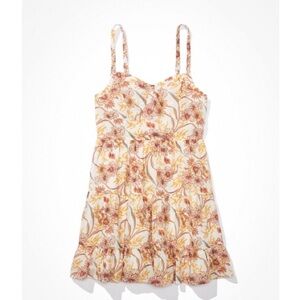 American Eagle Corset Babydoll Mini Dress